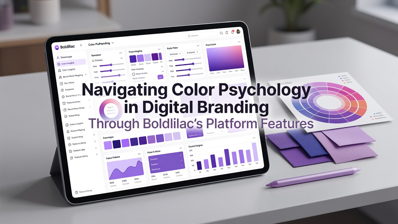 Navigating Color Psychology in Digital Branding Through Boldlilac's Platform Features
